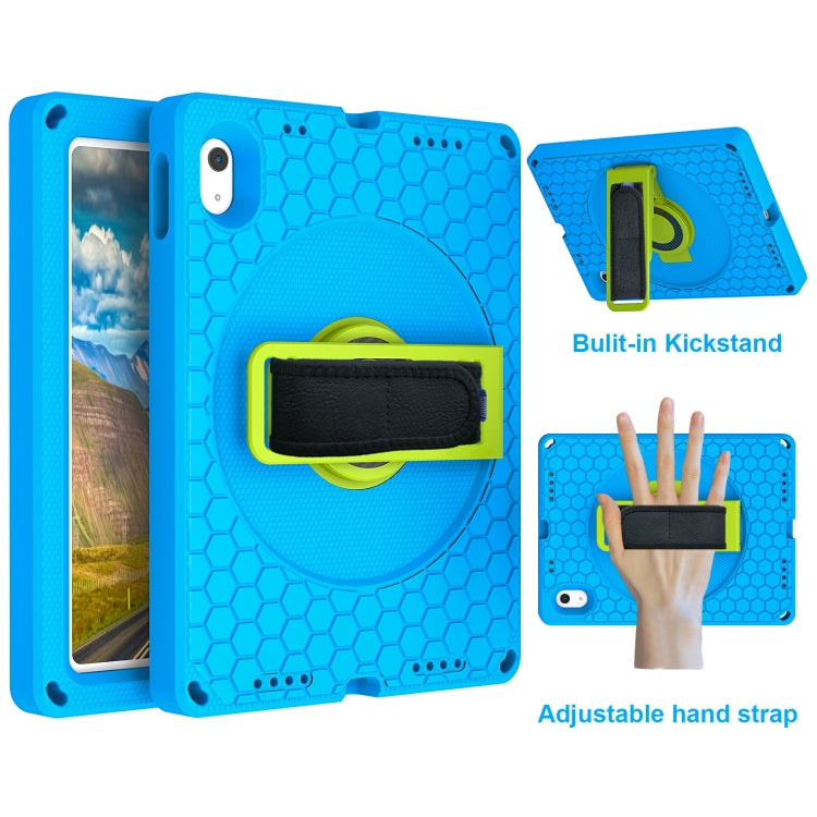 For iPad 10th Gen 10.9 2022 360 Rotation Stand EVA Hard PC Tablet Case with Strap