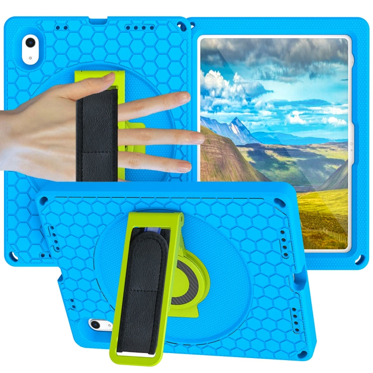 For iPad 10th Gen 10.9 2022 360 Rotation Stand EVA Hard PC Tablet Case with Strap