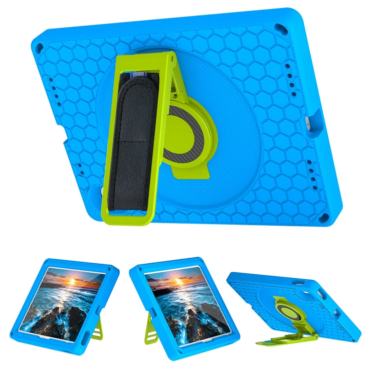 For iPad 10th Gen 10.9 2022 360 Rotation Stand EVA Hard PC Tablet Case with Strap