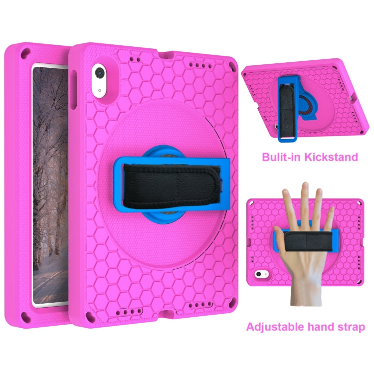 For iPad 10th Gen 10.9 2022 360 Rotation Stand EVA Hard PC Tablet Case with Strap
