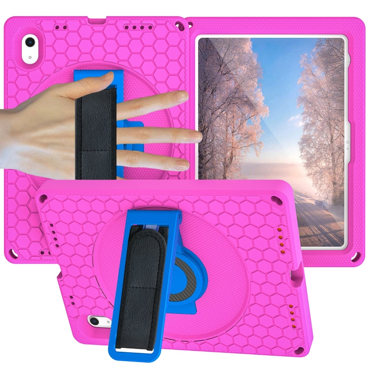 For iPad 10th Gen 10.9 2022 360 Rotation Stand EVA Hard PC Tablet Case with Strap