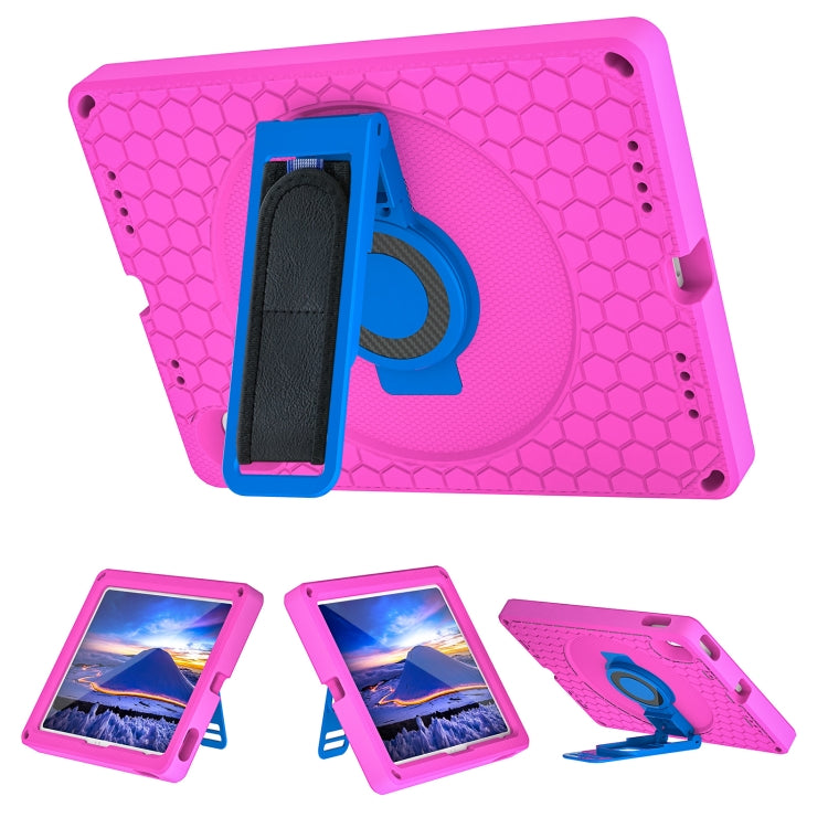 For iPad 10th Gen 10.9 2022 360 Rotation Stand EVA Hard PC Tablet Case with Strap