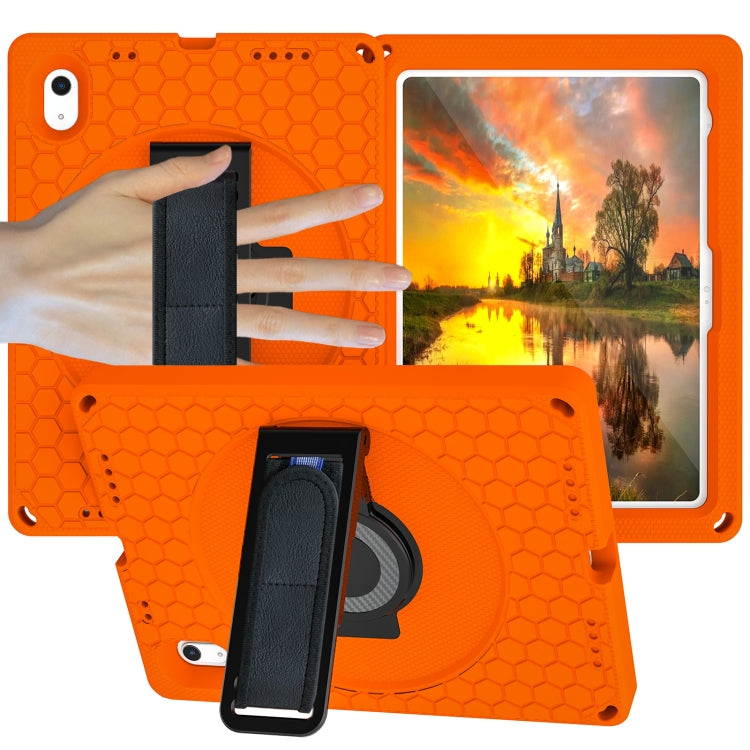 For iPad 10th Gen 10.9 2022 360 Rotation Stand EVA Hard PC Tablet Case with Strap