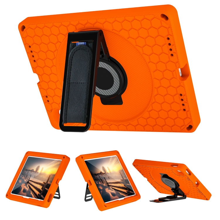 For iPad 10th Gen 10.9 2022 360 Rotation Stand EVA Hard PC Tablet Case with Strap