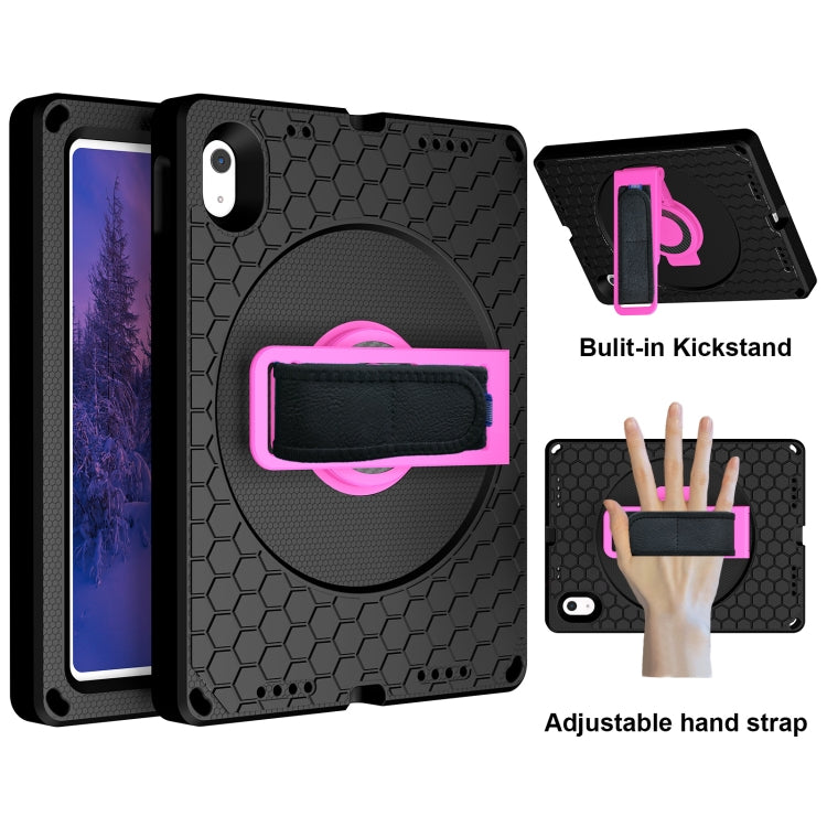 For iPad 10th Gen 10.9 2022 360 Rotation Stand EVA Hard PC Tablet Case with Strap