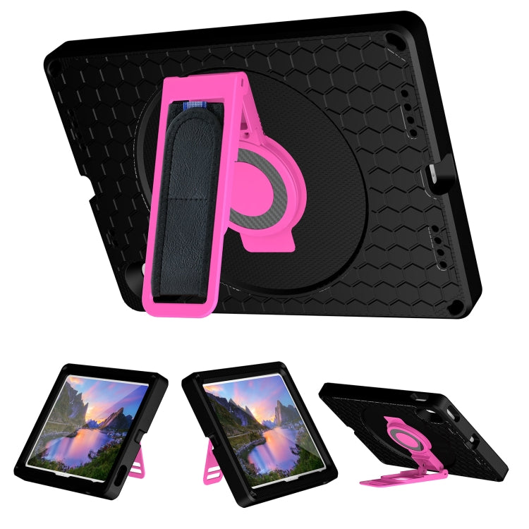 For iPad 10th Gen 10.9 2022 360 Rotation Stand EVA Hard PC Tablet Case with Strap