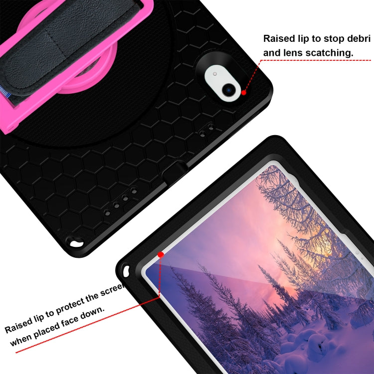 For iPad 10th Gen 10.9 2022 360 Rotation Stand EVA Hard PC Tablet Case with Strap