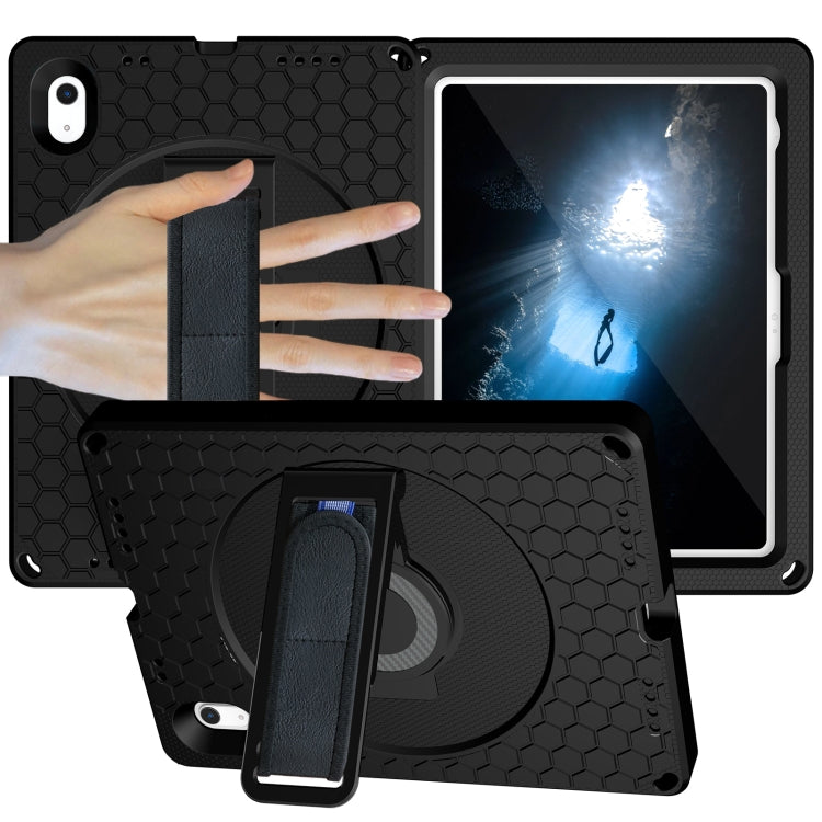 For iPad 10th Gen 10.9 2022 360 Rotation Stand EVA Hard PC Tablet Case with Strap