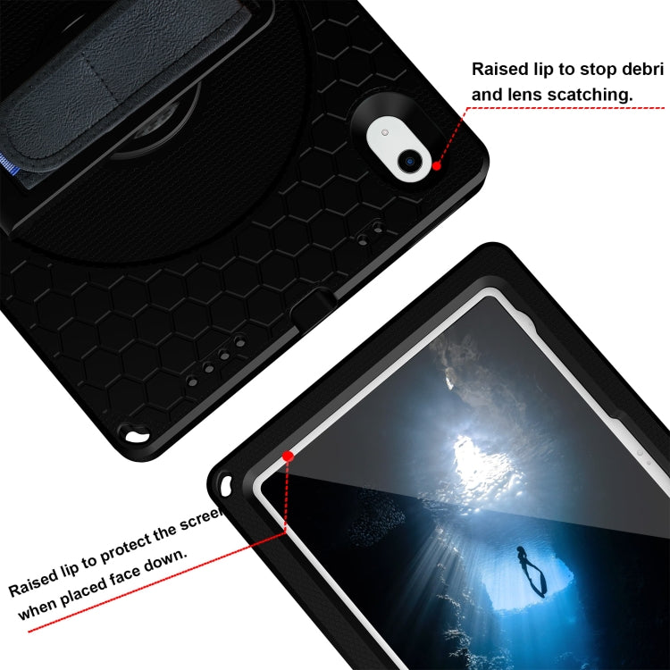 For iPad 10th Gen 10.9 2022 360 Rotation Stand EVA Hard PC Tablet Case with Strap