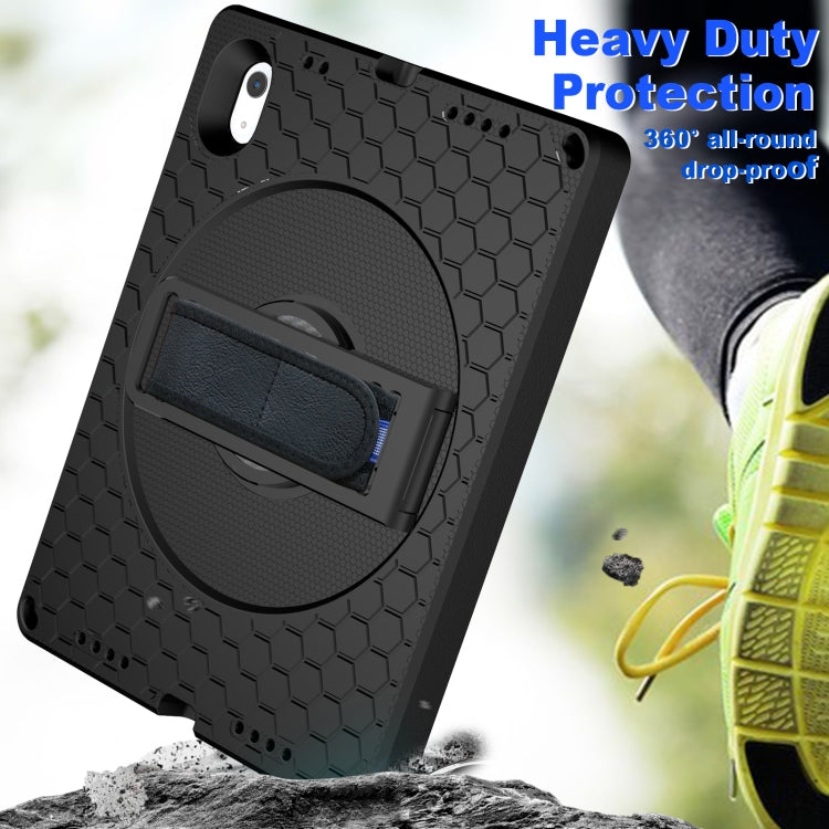 For iPad 10th Gen 10.9 2022 360 Rotation Stand EVA Hard PC Tablet Case with Strap
