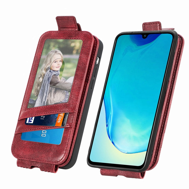 For vivo V25 Zipper Wallet Vertical Flip Leather Phone Case