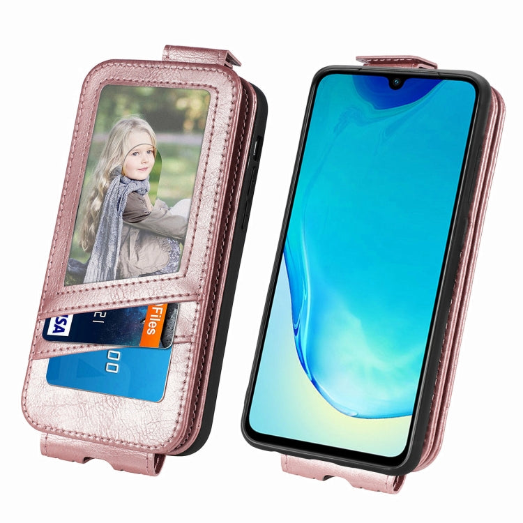 For vivo V25 Zipper Wallet Vertical Flip Leather Phone Case