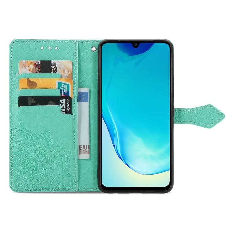 For vivo V25 Mandala Flower Embossed Leather Phone Case