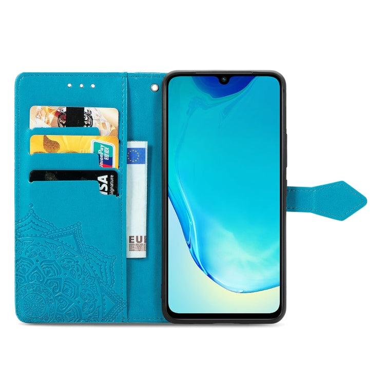 For vivo V25 Mandala Flower Embossed Leather Phone Case