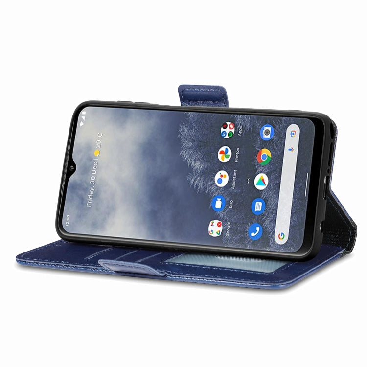 For Nokia G60 Grid Leather Flip Phone Case