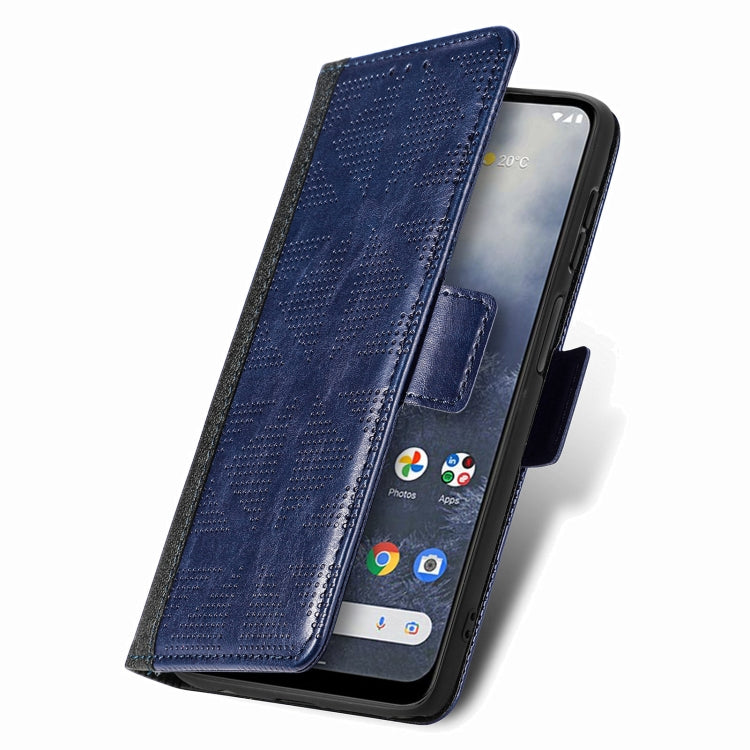 For Nokia G60 Grid Leather Flip Phone Case