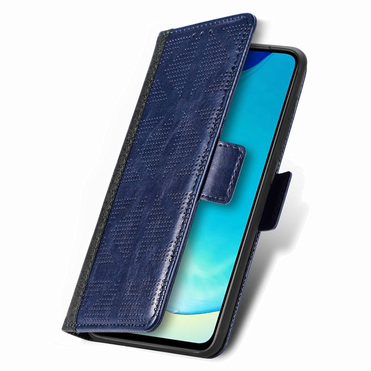 For vivo V25 Grid Leather Flip Phone Case