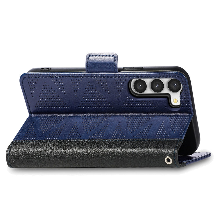 For Samsung Galaxy S23 5G Grid Leather Flip Phone Case