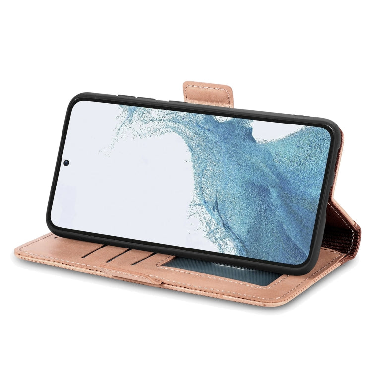 For Samsung Galaxy S23 Ultra 5G Grid Leather Flip Phone Case