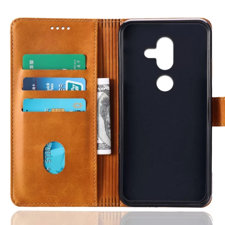Calf Texture Horizontal Flip Leather Case for Nokia 7 Plus, with Holder & Card Slots & Wallet