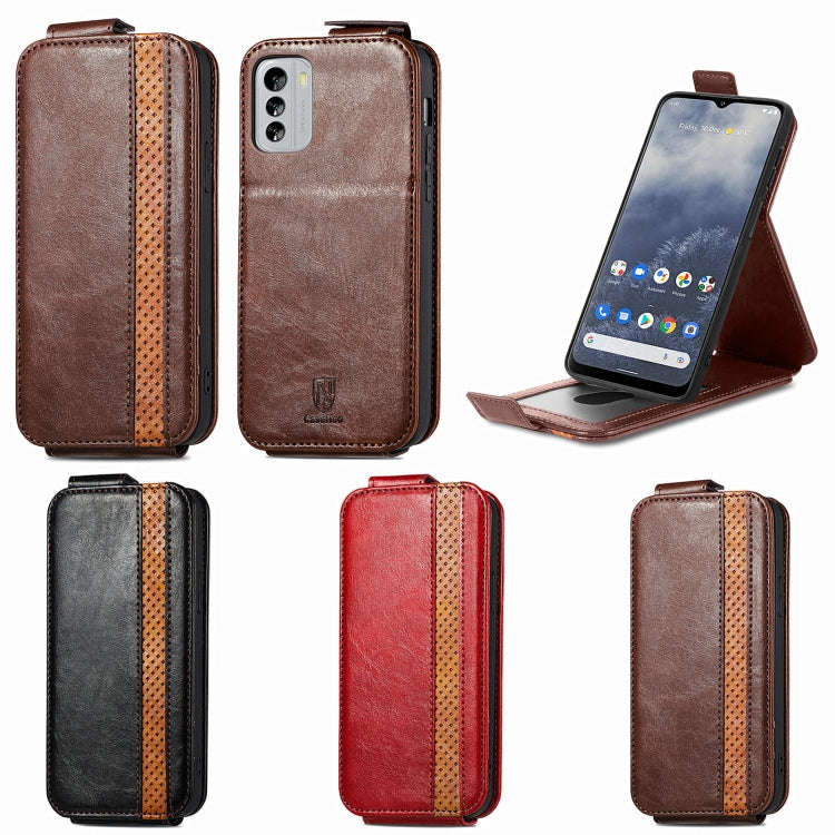 For Nokia G60 Splicing Wallet Card Holder Vertical Flip Leather Phone Case