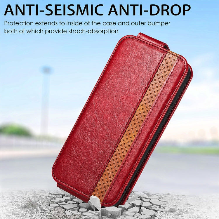 For Samsung Galaxy S23 5G Splicing Wallet Card Holder Vertical Flip Leather Phone Case