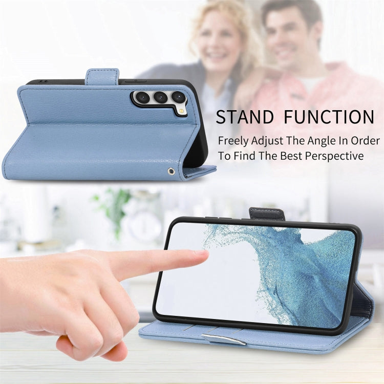 For Samsung Galaxy S23+ 5G Stereoscopic Flowers Leather Phone Case