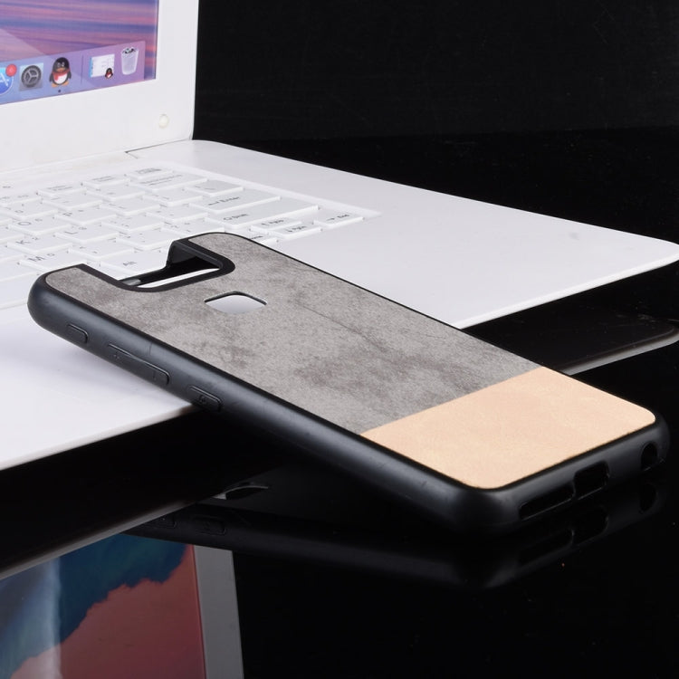 Shockproof Color Matching Denim PC + PU + TPU Protective Case For Asus Zenfone 6/6Z ZS630KL