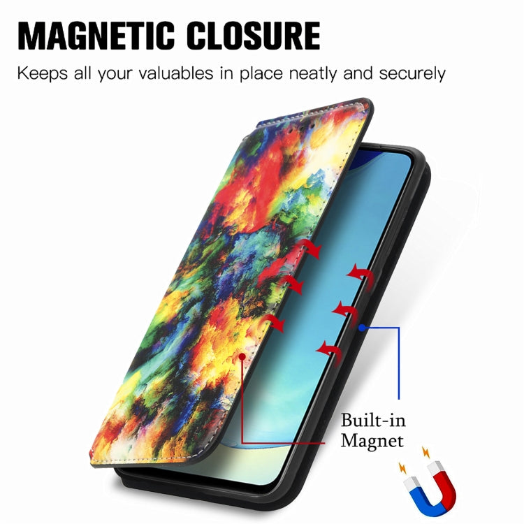For vivo V25 CaseNeo Colorful Magnetic Leather Phone Case