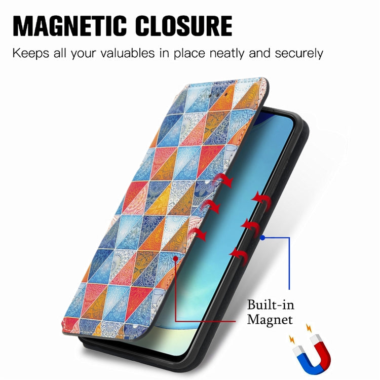 For vivo V25 CaseNeo Colorful Magnetic Leather Phone Case