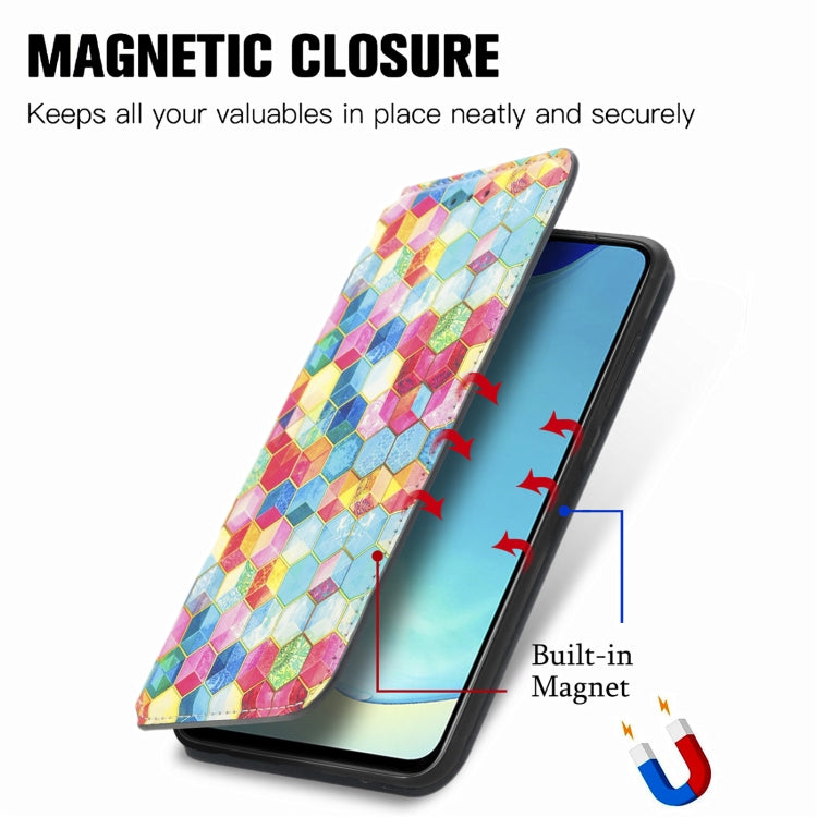 For vivo V25 CaseNeo Colorful Magnetic Leather Phone Case