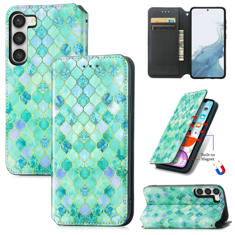 For Samsung Galaxy S23 5G CaseNeo Colorful Magnetic Leather Phone Case