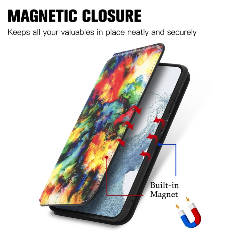 For Samsung Galaxy S23+ 5G CaseNeo Colorful Magnetic Leather Phone Case