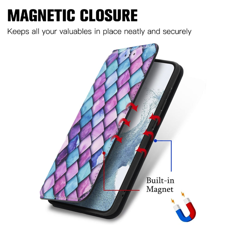 For Samsung Galaxy S23+ 5G CaseNeo Colorful Magnetic Leather Phone Case