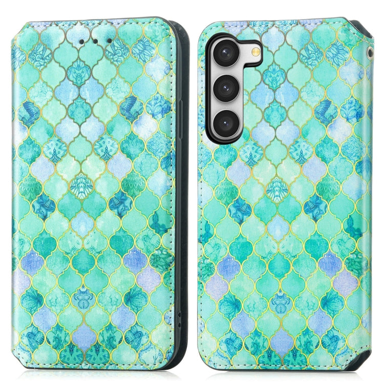 For Samsung Galaxy S23 Ultra 5G CaseNeo Colorful Magnetic Leather Phone Case