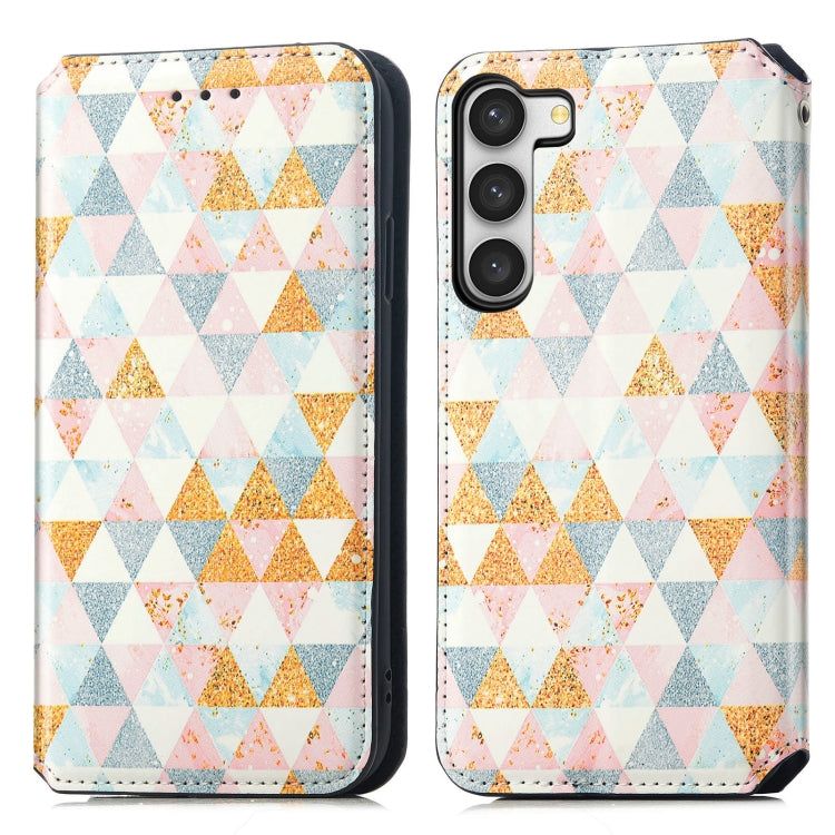 For Samsung Galaxy S23 Ultra 5G CaseNeo Colorful Magnetic Leather Phone Case