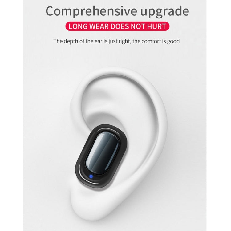 TWS-L1 True HIFI Wireless Bluetooth 5.0 Stereo Sports Headphones(White)