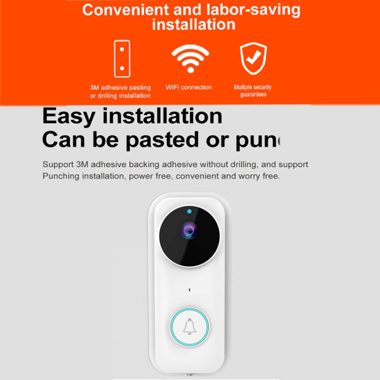 Wireless Doorbell Intelligent Visual Voice Intercom Monitoring Remote Intelligent Doorbell