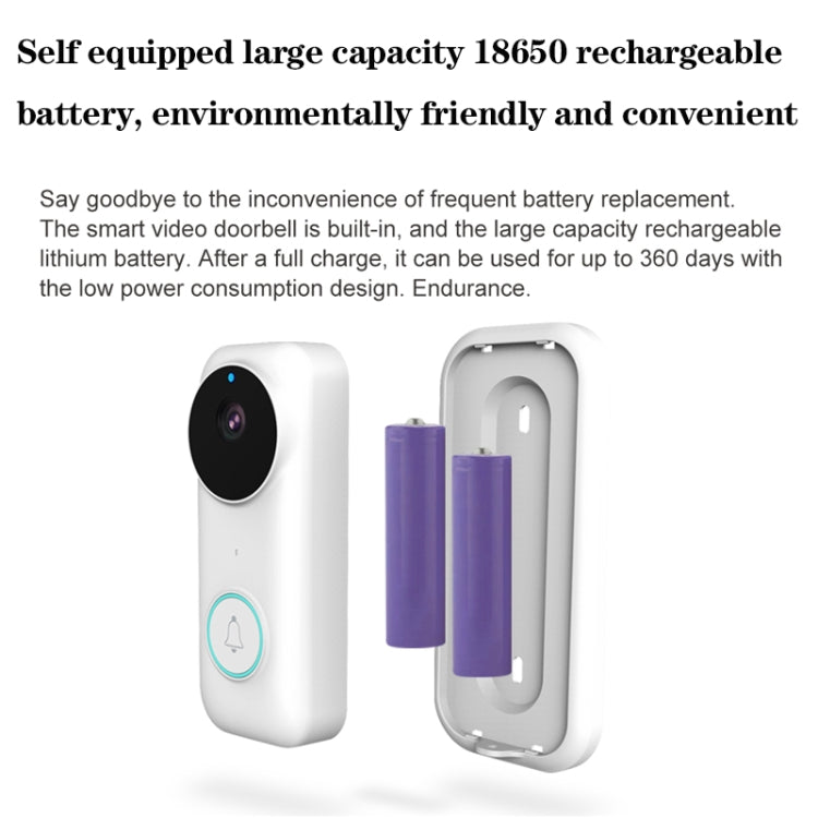 Wireless Doorbell Intelligent Visual Voice Intercom Monitoring Remote Intelligent Doorbell