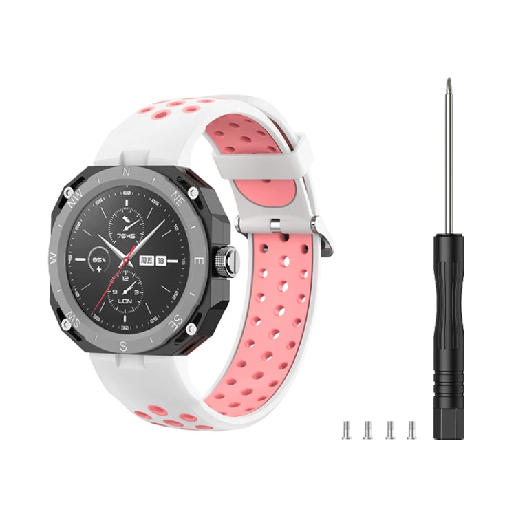 For Huawei Watch GT Cyber Two-Color Breathable Watch Band