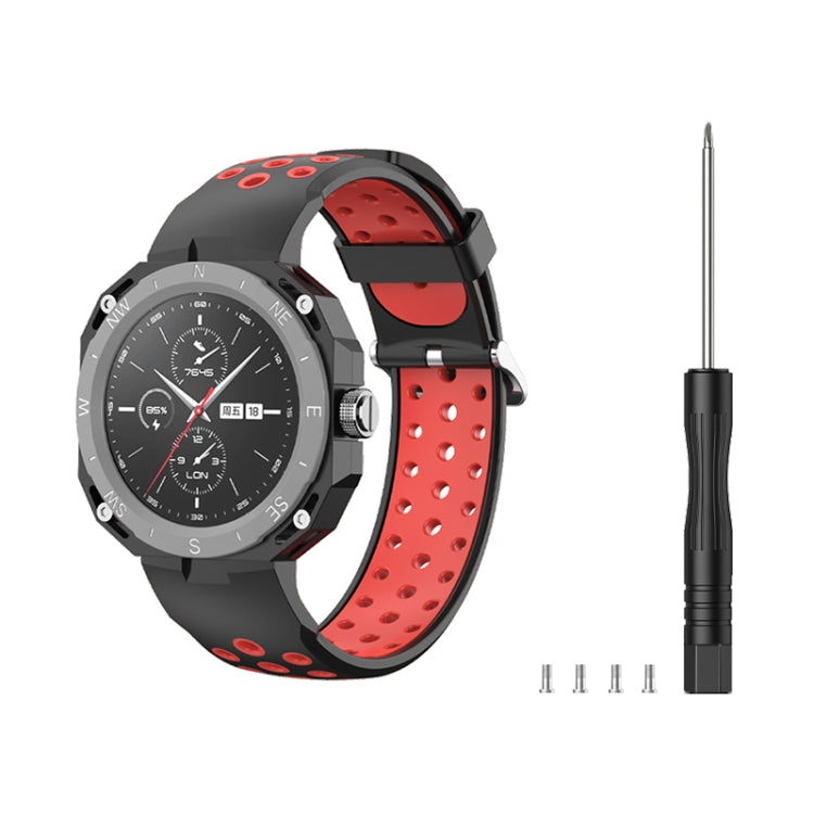 For Huawei Watch GT Cyber Two-Color Breathable Watch Band