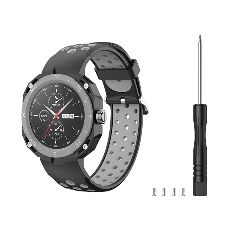 For Huawei Watch GT Cyber Two-Color Breathable Watch Band