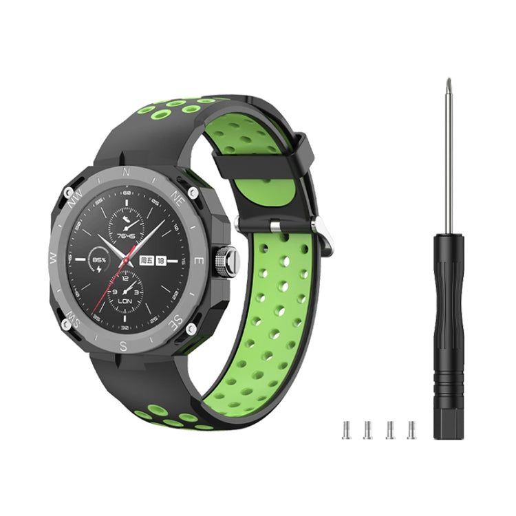 For Huawei Watch GT Cyber Two-Color Breathable Watch Band