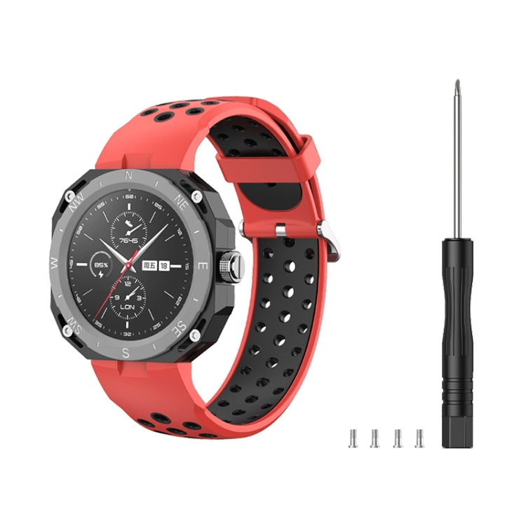 For Huawei Watch GT Cyber Two-Color Breathable Watch Band
