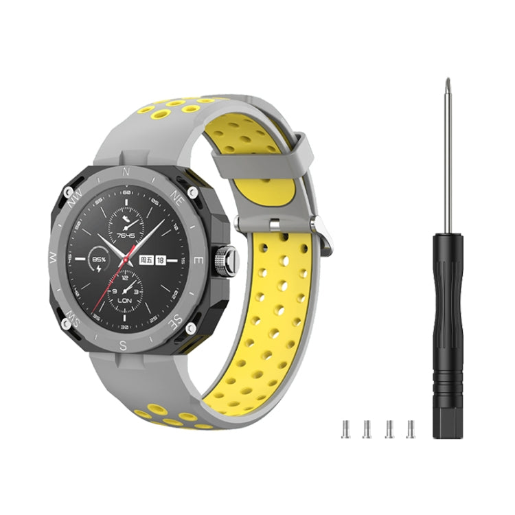 For Huawei Watch GT Cyber Two-Color Breathable Watch Band