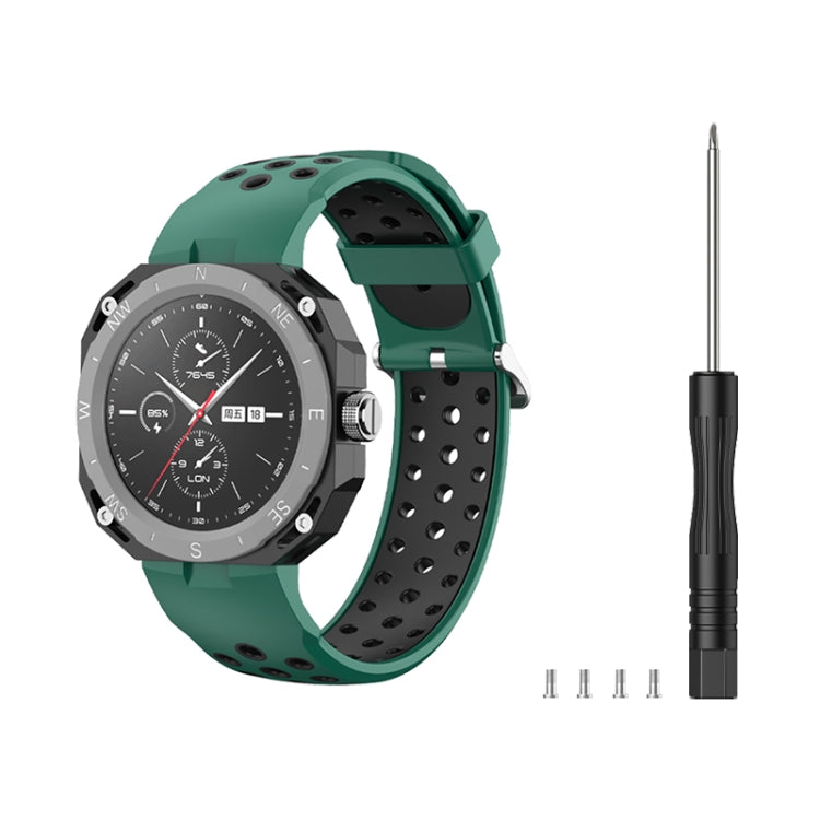 For Huawei Watch GT Cyber Two-Color Breathable Watch Band
