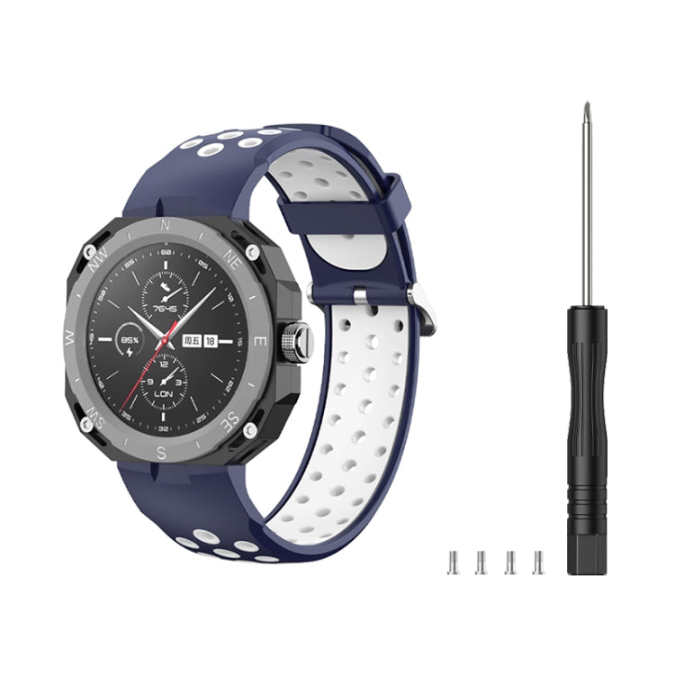 For Huawei Watch GT Cyber Two-Color Breathable Watch Band