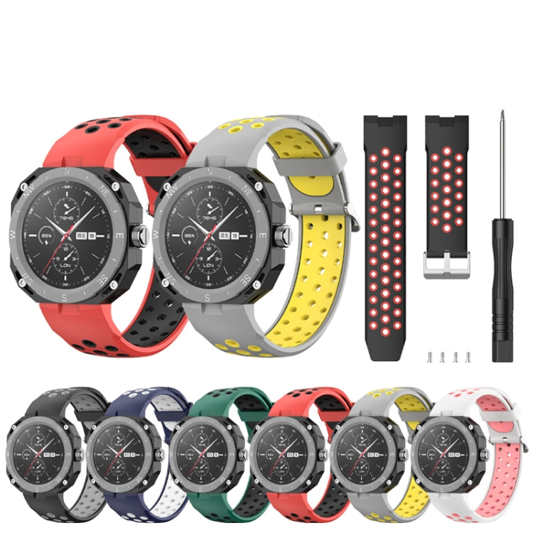 For Huawei Watch GT Cyber Two-Color Breathable Watch Band