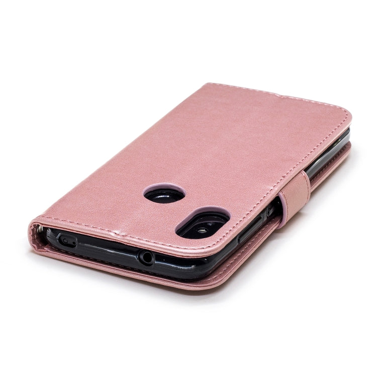 Plum Blossom Pattern Diamond Encrusted Leather Case for Xiaomi Redmi 6 Pro ,with Holder & Card Slots