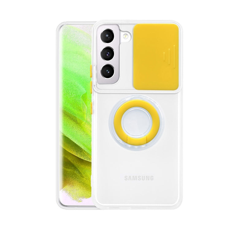 For Samsung GalaxyGalaxy A14 5G Sliding Camshield TPU Phone Case with Ring Holder